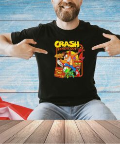 Crash Bandicoot Whoa Crash Cartoon T-shirt