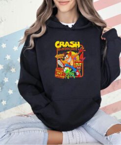 Crash Bandicoot Whoa Crash Cartoon T-shirt