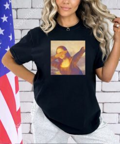 Dabbing Mona Lisa T-shirt