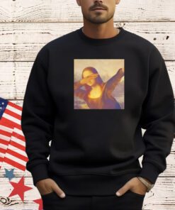Dabbing Mona Lisa T-shirt