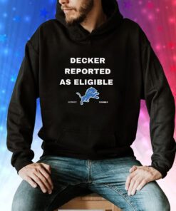 Decker Reported As Eligible Hoodie