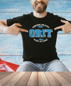 Detroit Lions grit controlled fury pure octane T-shirt