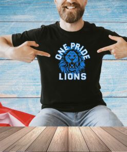 Detroit Lions one pride lions T-shirt