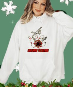 Drone strike bowling shirt