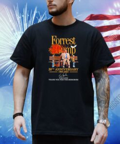 Forrest Gump 1994-2024 30th Anniversary Thank You For The Memories Tom Hanks Shirt