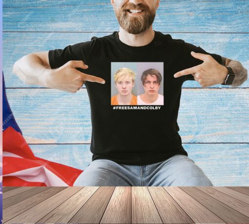 Free Sam and Cobly mugshot T-shirt