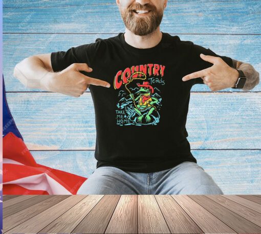 Frog country toads take me home T-shirt