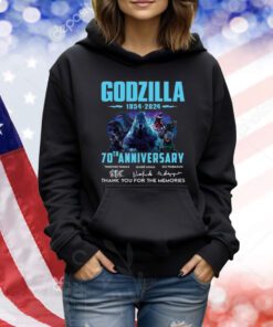 Godzilla 1954-2024 70th Anniversary Thank You For The Memories TShirts
