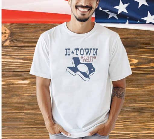 H-Town Houston Texas map T-shirt