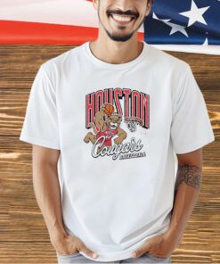 Houston Cougars basketball logo mascot T-shirt