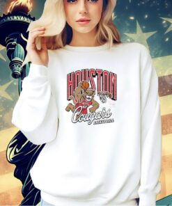 Houston Cougars basketball logo mascot T-shirt