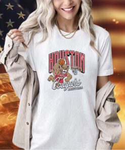 Houston Cougars basketball logo mascot T-shirt