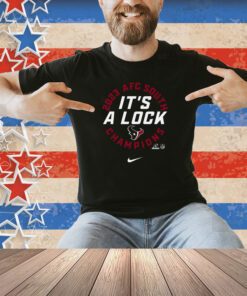 Houston Texans It’s A Lock 2023 Afc South Division Champions Shirt
