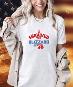 I survived the Blizzard of ’78 T-shirt
