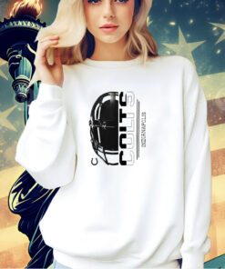 Indianapolis Colts Starter Half Helmet Logo 2024 T-shirt