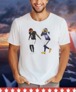 Ja’Marr Chase And Justin Jefferson Griddy Football shirt