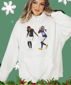 Ja’Marr Chase And Justin Jefferson Griddy Football shirt