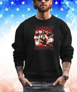 Jason Mitchell San Diego State Aztecs football graphic poster shirt