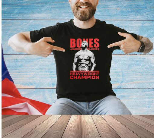 Jon Jones UFC Heavyweight Champion Bone Breaking Tour T-shirt