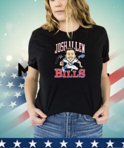 Josh Allen Buffalo Bills caricature signature shirt