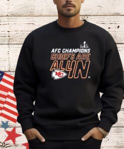 Kansas City Chiefs Afc Championship 2024 All In T-Shirt