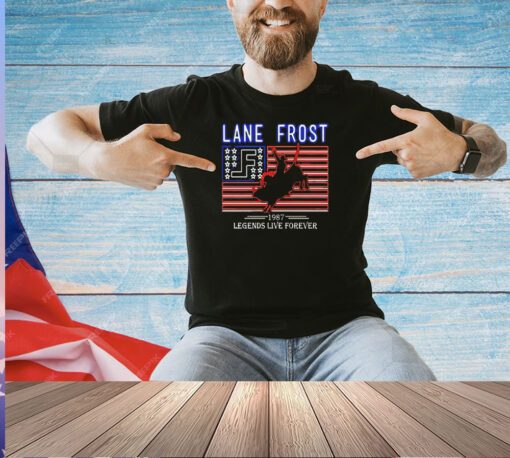 Lane Frost 1987 legends live forever T-shirt