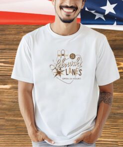 Lebowski Lanes open 24 hours T-shirt