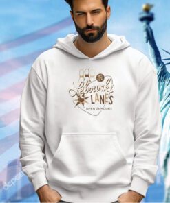 Lebowski Lanes open 24 hours T-shirt