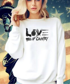 Love of country USA flag T-shirt