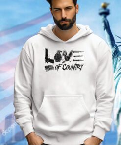 Love of country USA flag T-shirt