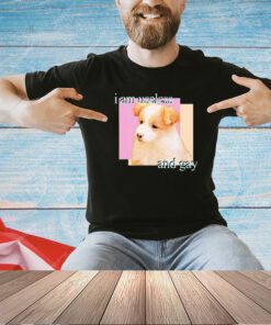 Men’s dog I am useless and gay T-shirt