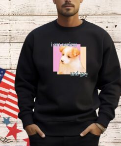 Men’s dog I am useless and gay T-shirt