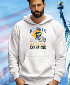 Michigan Big Ten Rose Bowl National Champions Barstool T-Shirt