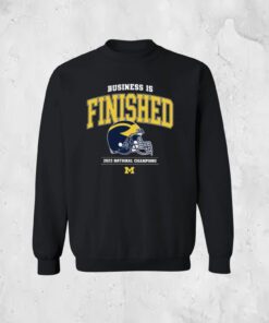 Michigan Business Is Finished 1 8 24 34 -13 LongSleeve Shirt
