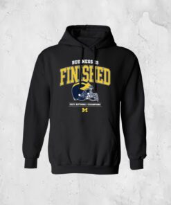 Michigan Business Is Finished 1 8 24 34 -13 LongSleeve Shirt