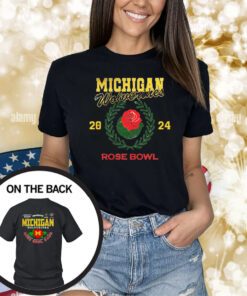Michigan Rose Bowl 2024 CFP Semi Vintage Flower Shirts