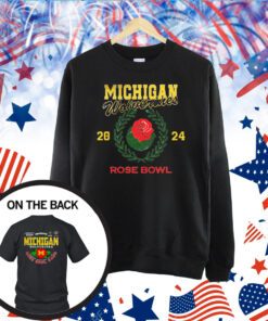 Michigan Rose Bowl 2024 CFP Semi Vintage Flower TShirt