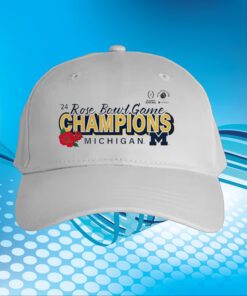 Michigan Rose Bowl Champions 2024 Cap