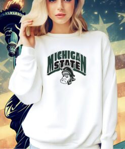 Michigan State Spartans retro logo T-shirt