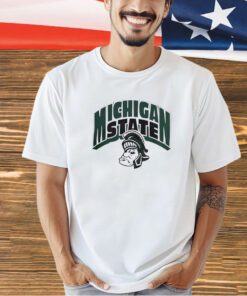 Michigan State Spartans retro logo T-shirt