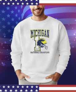Michigan Wolverines 2023 National Champions No 1 Helmet shirt