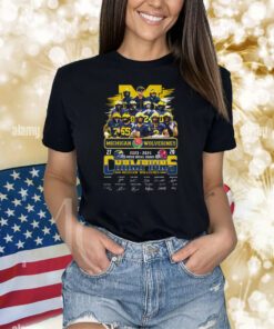 Michigan Wolverines 2024 Champions Rose Bowl Game 27-20 Shirts