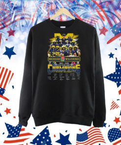 Michigan Wolverines 2024 Champions Rose Bowl Game 27-20 TShirt