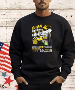 Michigan Wolverines 2024 National Champions undefeated 15-0 T-shirt