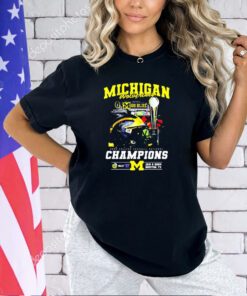 Michigan Wolverines 2024 college football national champions T-shirt