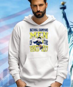 Michigan Wolverines National Champions Men Of The Big 10 cartoon T-shirt