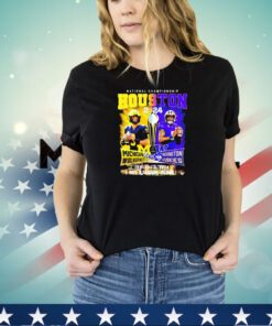 Michigan Wolverines vs Washington Huskies National Championship 2024 NRG stadium Texas shirt