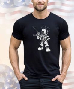 Mickey Mouse Steamboat’ with gun 2a willie shirt