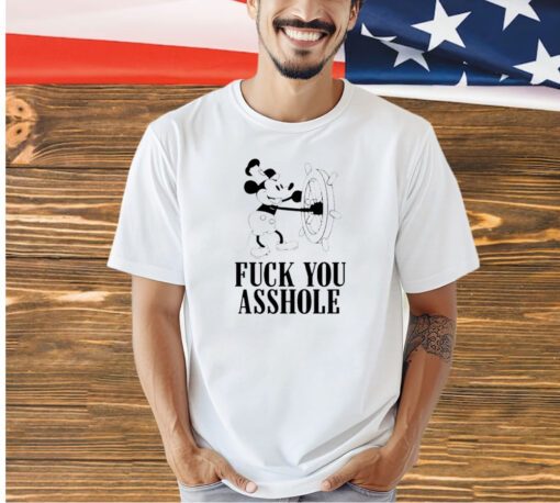 Mickey Mouse fuck you asshole T-shirt