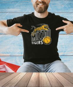 Mizzou Tigers basketball logo vintage T-shirt